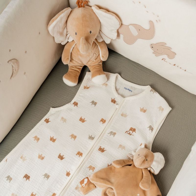 Gigoteuse mousseline Elephants TOG < 1.0 (50 cm) Noukie's Ambiance 4